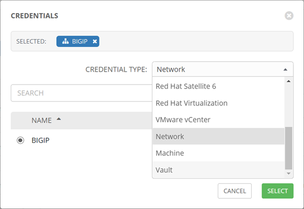 network credential